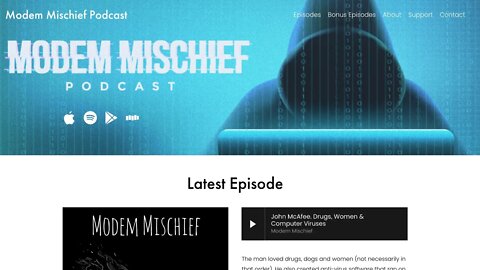 Researcher Keith Korneluk discusses his Modem Mischief podcast