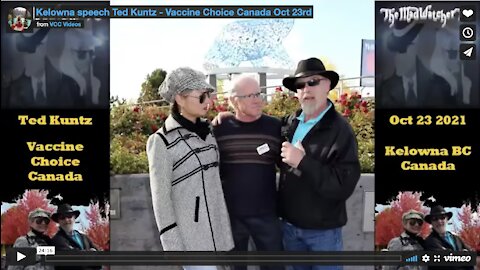 Ted Kuntz at Kelowna, BC Rally Oct 23 21