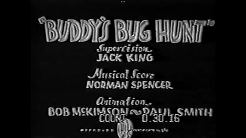 1935, 6-22, Looney Tunes, Buddy’s bug hunt
