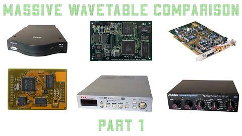 Massive Wavetable Sound Card comparison - Part 1