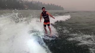 Wakeboarding challenge ends in epic fail
