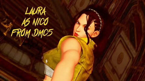 Street Fighter V Laura as Nico from DMC5 Outfit