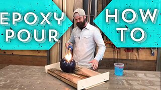 DIY RIVER TABLE/ HOW TO POUR EPOXY