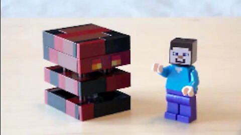Lego Minecraft Magma Cube Tutorial (2017 Version)