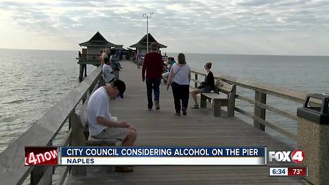 Council debates selling beer and wine on Naples Pier