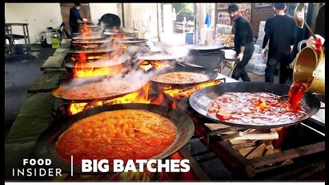 How 1,700 Pounds Of Spicy Stew Is Cooked Over Wood Fires In South Korea | Big Batches | Food Insider