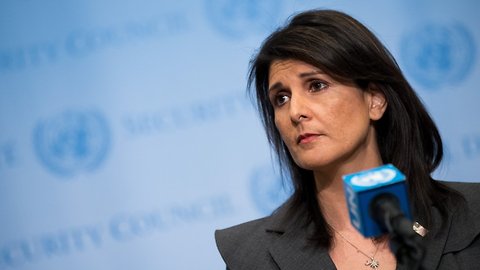 At UN Meeting, Haley Says US Will Respond To Syria Attack