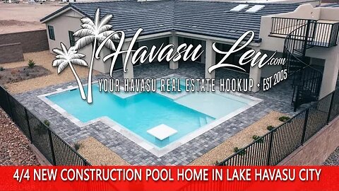 Lake Havasu Double RV Garage Pool Home in Havasu Foothills Estates 6402 Calle Esteban MLS 1025041