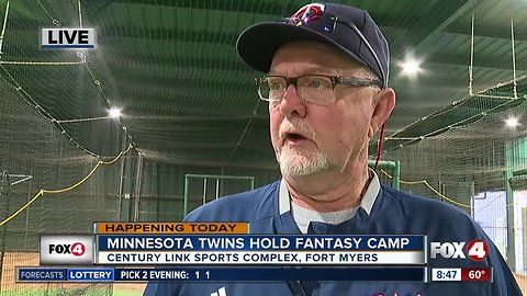 The Minnesota Twins hold 2019 fantasy camp in Fort Myers