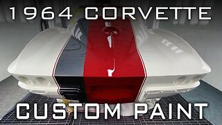 1964 Corvette C2 Restomod Custom Paint and Suspension Upgrades at V8 Speed and Resto Shop V8TV