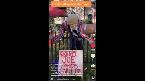 Halloween deco Biden style