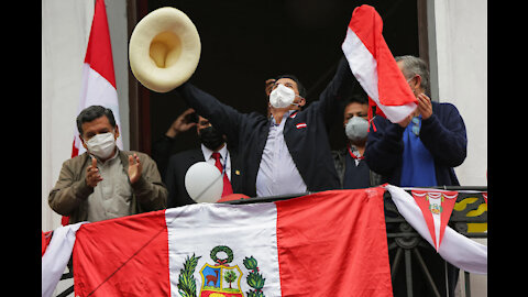 PERU'S NEW SOCIALIST PRESIDENT PEDRO CASTILLO. GOING POSITIVE