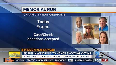 5K run in Annapolis to honor Capital Gazette shooting victims