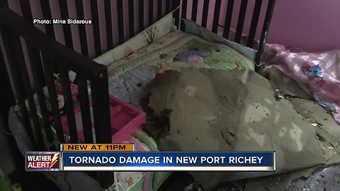 2-month-old asleep in crib when tornado knocked large tree onto nursery