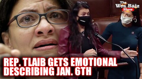 Rep. Tlaib gets emotional describing Jan. 6th