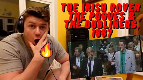 The Irish Rover - The Pogues & The Dubliners, 1987 ((INSANE IRISH REACTION!!))