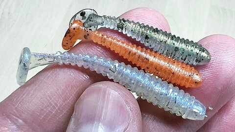 7 Ways To Rig Our 1.5" & 2" Micro Rip Shad - Underwater Tank Footage