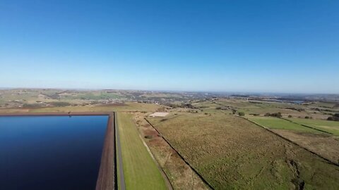 Deer Hill Reservoir Meltham 4K Drone 13 Oct 22-2