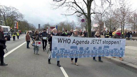 Demo in Berlin: Gegen die drohende Gesundheitsdiktatur der WHO@AUF1🙈🐑🐑🐑 COV ID1984