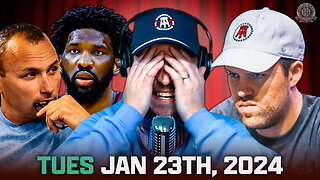 Embiid Drops 70, Kirk Leaves Team Minihane, & Nate's Friday Radio | Tuesday, January 23rd, 2024