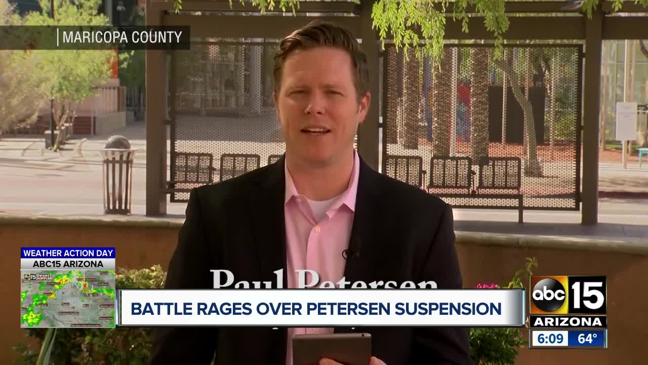 Battle rages over Paul Petersen suspension