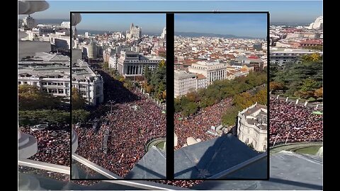 SPAIN: A million people gather in massive protest against the Socialist coup.