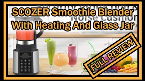 SCOZER Hot & Cold Blender (HL-1979) With Heating Function 59 Oz Crushed Ice Maker FULL REVIEW