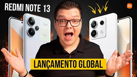 OFICIAL! Chegou o Redmi Note 13, 13 PRO e 13 PRO Plus! esses XIAOMI vão BOMBAR em 2024!