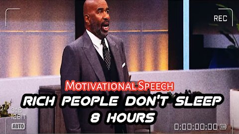 Best Motivational Speech Video | RICH PEOPLE DON'T SLEEP 8 HOURS