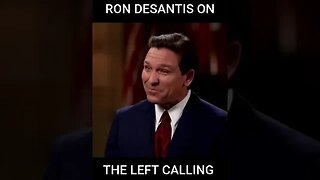 Ron DeSantis talks to Piers Morgan about the left calling him a fascist #shorts