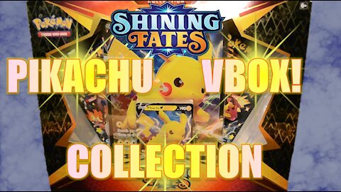 Opening A Pokemon SHINING FATES Pikachu V Box!