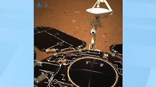 China's Rover Sends Back Pictures Of Mars
