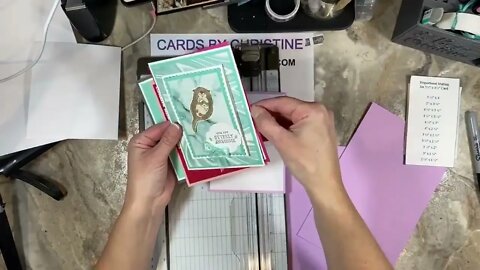 Tip Tuesday with Cards by Christine - Using a Ruler