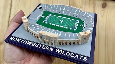 3D Printed College Football Stadium