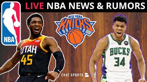 NBA Rumors LIVE: Donovan Mitchell Trade BACK ON? Giannis Wants To Play For Bulls? NBA Schedule News