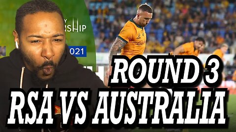 THE RUGBY CHAMPIONSHIP | SOUTH AFRICA VS AUSTRALIA | RD 3 HIGHLIGHTS | REACTION!!!