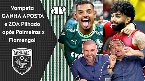 "EU TORCI pro Palmeiras! E TE FALO: o Flamengo pra mim..." Vampeta ZOA Pilhado e GANHA APOSTA!