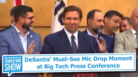 DeSantis' Must-See Mic Drop Moment at Big Tech Press Conference