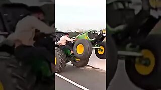 Tractor out of control!