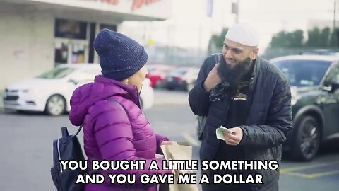 Muslim Asking Strangers For Food, Then Paying Their ENTIRE GROCERIES!Then Help them return #youtube