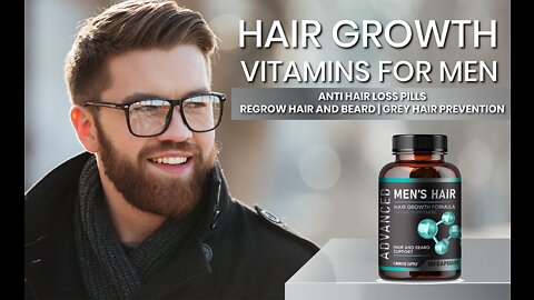 Hair Growth Vitamins For Men - Anti Hair Loss Pills