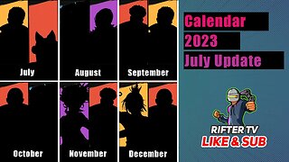Calendar 2023 July Update