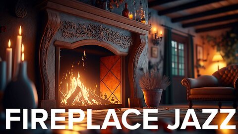 Fireplace Jazz | Smooth Saxophone Jazz Music For a Cozy Night | Relaxin' Tunes