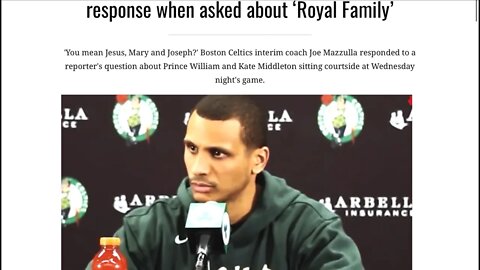 NBA Coach Schools Reporter on the Real Royal Family