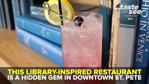 Read, drink and grab a meal at The Library in St. Pete | Taste and See Tampa Bay