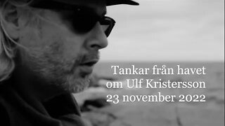Tankar från havet om Ulf Kristersson 23 november 2022