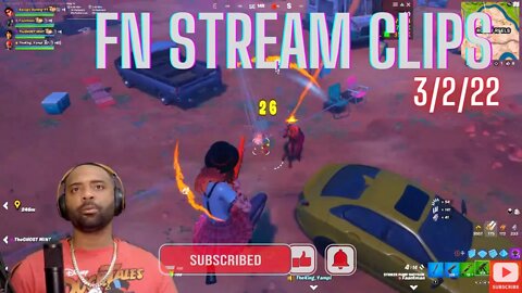 SAVAGE GAMING-YT [LIVE] FORTNITE Stream Clips 3/3/22