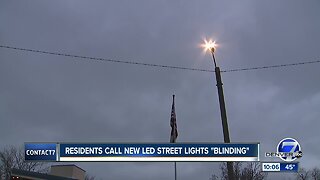 Residents say new LED streetlights are blinding