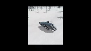 |MiniBeamNG/ Car Ice Sliding Crash #02 BeamNG.Drive #Shorts