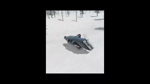 |MiniBeamNG/ Car Ice Sliding Crash #02 BeamNG.Drive #Shorts